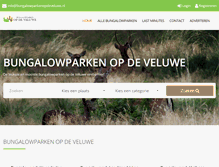 Tablet Screenshot of bungalowparkenopdeveluwe.nl